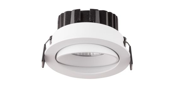 Nova Luce BLADE LED Einbauspots Weiß 12W IP65 Warmweiss 9x9x4,7cm 9232117