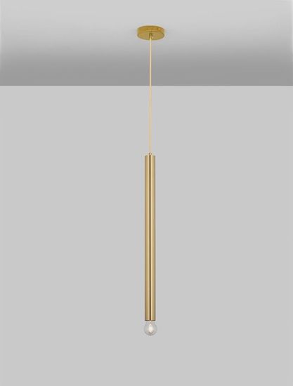 Nova Luce NORWAY Pendelleuchte E27 Gold 180x4,5cm dimmbar 9287949