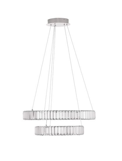 Nova Luce AURELIA LED Pendelleuchte Chrom 46W Neutralweiss 200x60cm dimmbar 9333068