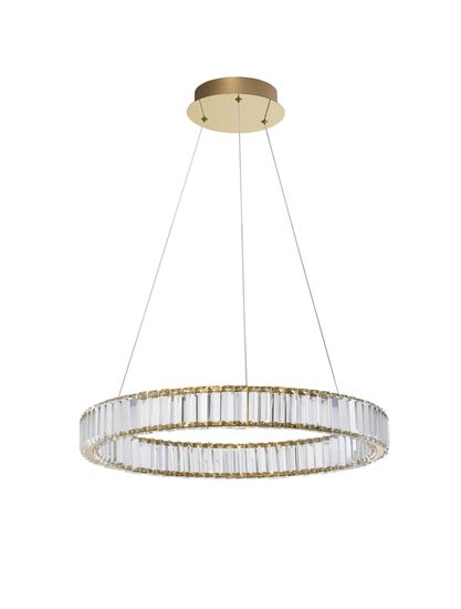 Nova Luce AURELIA LED Pendelleuchte Gold 41W Neutralweiss 150x60cm dimmbar 9333075