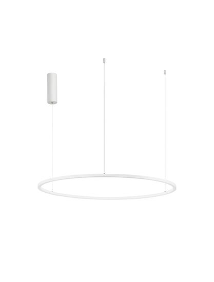 Nova Luce TARQUIN LED Pendelleuchte Weiß 46W Warmweiss 200x80cm dimmbar 9345604