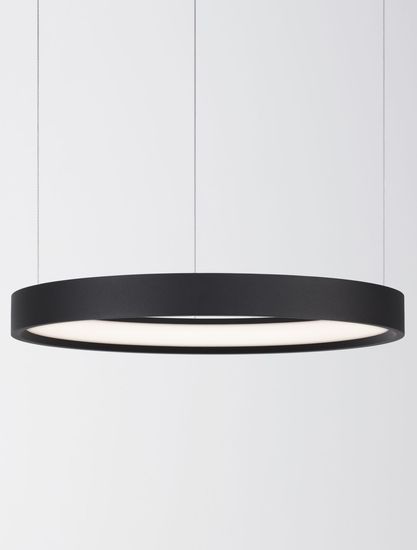 Nova Luce PERRINE LED Pendelleuchte Schwarz 22W Warmweiss 150x40cm dimmbar 9345612