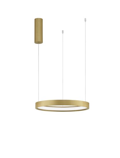 Nova Luce PERRINE LED Pendelleuchte Gold 22W Warmweiss 150x40cm dimmbar 9345615