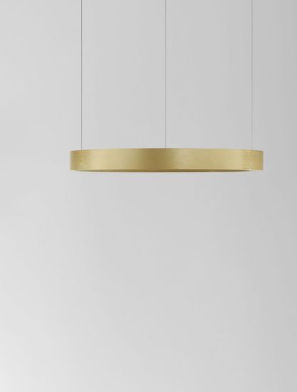 Nova Luce PERRINE LED Pendelleuchte Gold 22W Warmweiss 150x40cm dimmbar 9345615