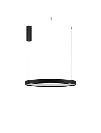 Nova Luce PERRINE LED Pendelleuchte Schwarz 40W Warmweiss 150x60cm dimmbar 9345616