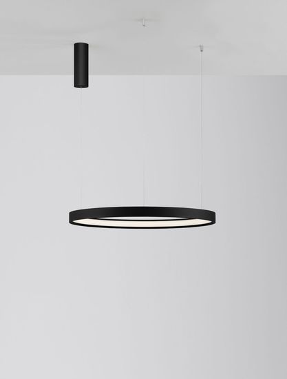 Nova Luce PERRINE LED Pendelleuchte Schwarz 40W Warmweiss 150x60cm dimmbar 9345616