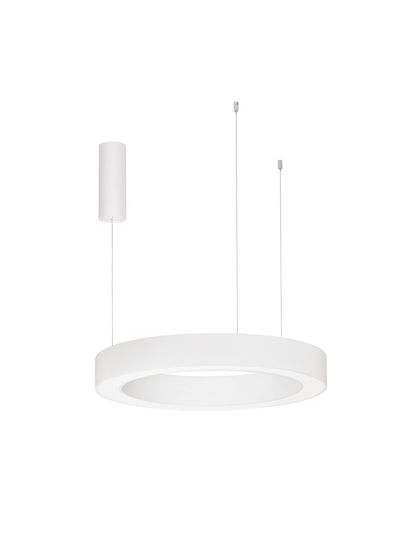 Nova Luce MORBIDO LED Pendelleuchte Weiß 48W Steuerbare Lichtfarbe 200x60cm dimmbar 9345638