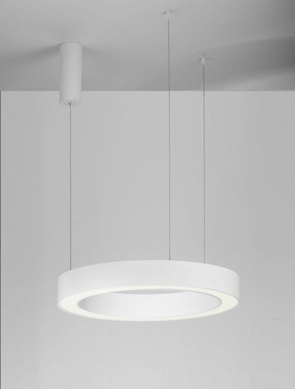 Nova Luce MORBIDO LED Pendelleuchte Weiß 48W Steuerbare Lichtfarbe 200x60cm dimmbar 9345638