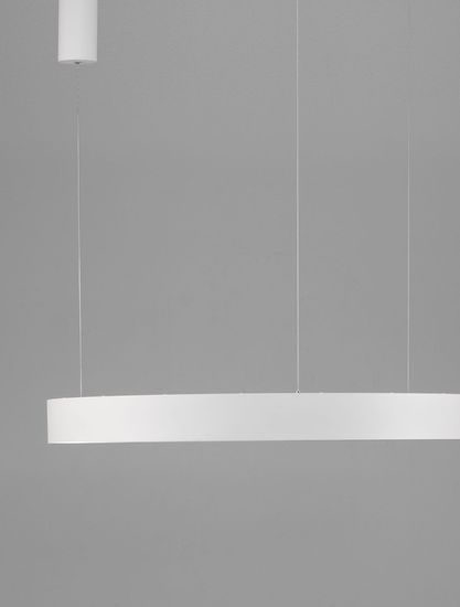 Nova Luce MORBIDO LED Pendelleuchte Weiß 59W Steuerbare Lichtfarbe 200x80cm dimmbar 9345641