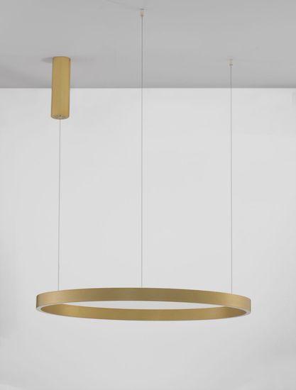 Nova Luce ELOWEN LED Pendelleuchte Gold 77W Warmweiss 150x80cm dimmbar 9345665