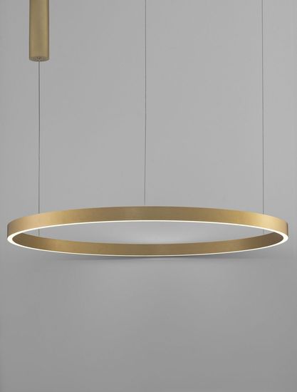 Nova Luce ELOWEN LED Pendelleuchte Gold 106W Warmweiss 200x98cm dimmbar 9345669