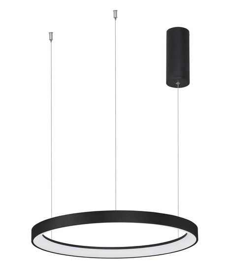 Nova Luce PERTINO LED Pendelleuchte Schwarz 38W Warmweiss 150x48cm dimmbar 9345687