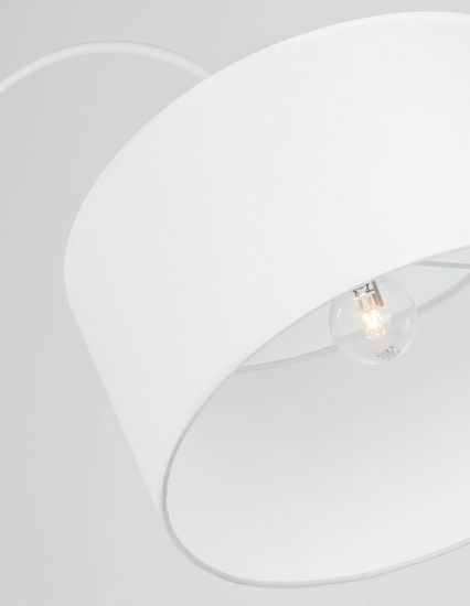 Nova Luce SAMA Stehlampe E27 Weiß 90x34x180cm 9401653