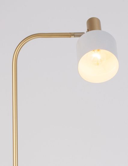 Nova Luce PAZ Stehlampe E27 Gold 165x12,5cm 9426653