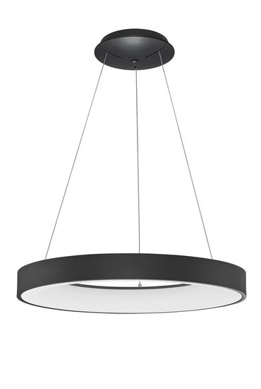 Nova Luce RANDO THIN LED Pendelleuchte Schwarz 50W Neutralweiss 120x60cm dimmbar 9453451