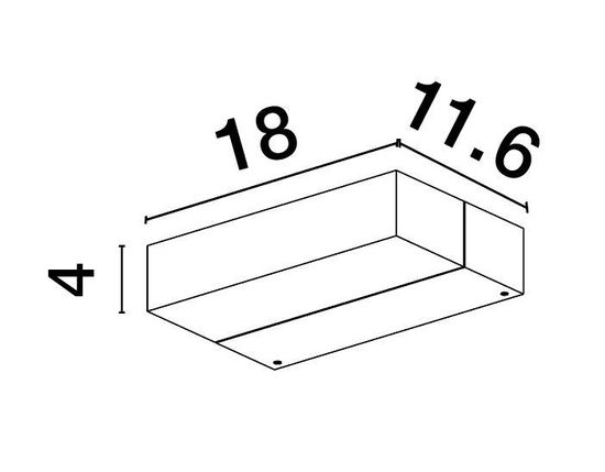 Nova Luce ZIRI LED Wandleuchte Anthrazit 10W IP65 Warmweiss 18x11,6x4cm 9492570