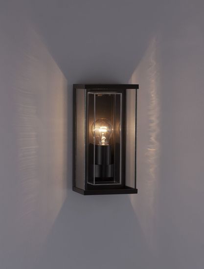 Nova Luce REGINA Wandleuchte E27 Anthrazit 12W IP65 15,2x12,2x29,5cm 9492710