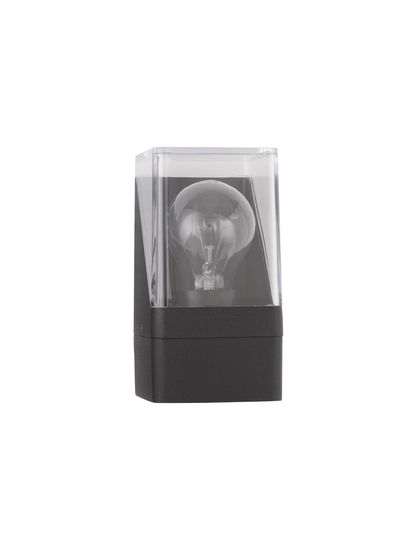 Nova Luce SELENA Wandleuchte E27 Anthrazit 12W IP65 8,5x9,8x16cm 9492740