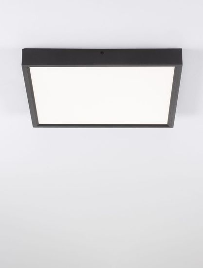 Nova Luce ITOS LED Deckenleuchte Schwarz 32W Warmweiss 40x40x4,5cm 9501211