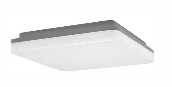 Nova Luce TOMMY LED Wand,-Deckenleuchte Grau 24W IP54 Warmweiss 28x28x6cm 9521002