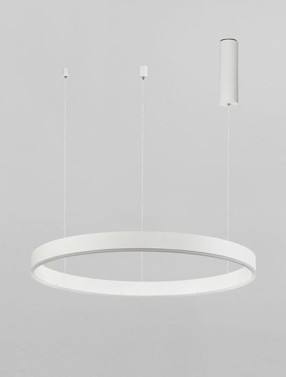 Nova Luce MOTIF LED Pendelleuchte Weiss 40W Steuerbare Lichtfarbe 200x60cm dimmbar 9530209