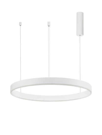 Nova Luce MOTIF LED Pendelleuchte Weiss 50W Steuerbare Lichtfarbe 200x80cm dimmbar 9530210