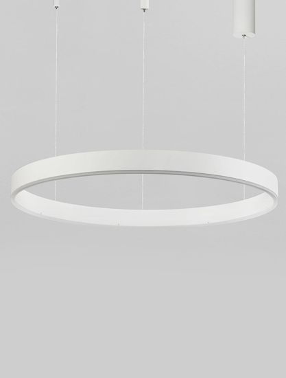 Nova Luce MOTIF LED Pendelleuchte Weiss 50W Steuerbare Lichtfarbe 200x80cm dimmbar 9530210