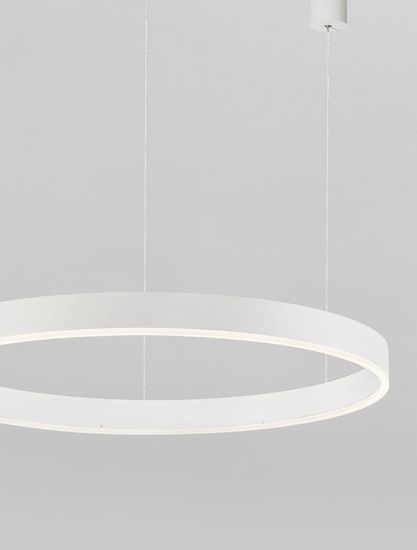 Nova Luce MOTIF LED Pendelleuchte Weiß 60W Steuerbare Lichtfarbe 200x100cm dimmbar 9530211