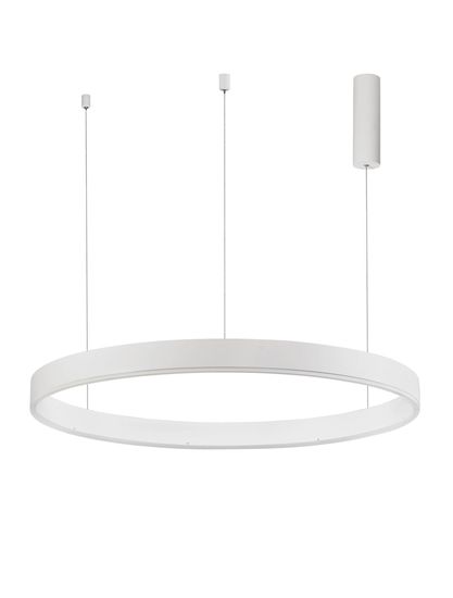 Nova Luce MOTIF LED Pendelleuchte Weiß 60W Steuerbare Lichtfarbe 200x100cm dimmbar 9530211