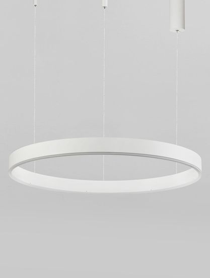 Nova Luce MOTIF LED Pendelleuchte Weiß 60W Steuerbare Lichtfarbe 200x100cm dimmbar 9530211