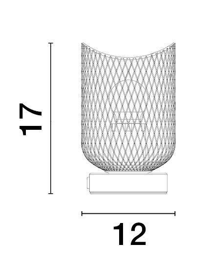 Nova Luce LYRON Tischleuchte E27 Naturholz weiß 17x12cm 9555800