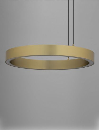 Nova Luce STING LED Pendelleuchte Bronze 40W Warmweiss 200x60cm dimmbar 9558602