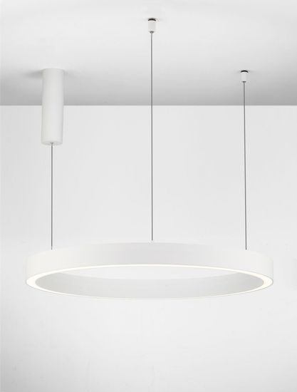 Nova Luce STING LED Pendelleuchte Weiss 50W Warmweiss 200x80cm dimmbar 9558603