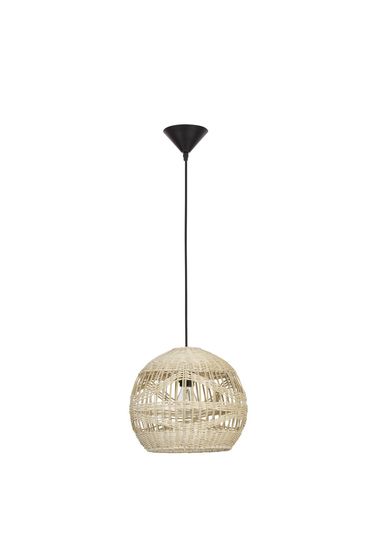 Nova Luce MARLO Pendelleuchte E27 Beige 195x30cm dimmbar 9586503