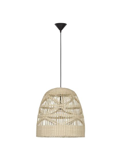 Nova Luce MARLO Pendelleuchte E27 Beige 200x46cm dimmbar 9586504