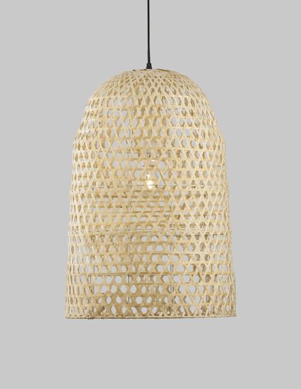 Nova Luce AURORA Pendelleuchte E27 Beige 250x40,5cm dimmbar 9586681