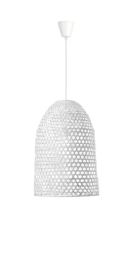 Nova Luce AURORA Pendelleuchte E27 Weiß 250x40,5cm dimmbar 9586682