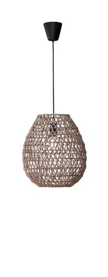 Nova Luce GRIFFIN Pendelleuchte E27 Mokka 250x30,5cm dimmbar 9587131