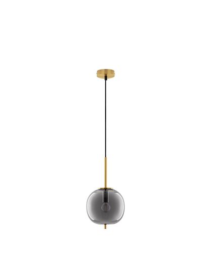 Nova Luce LATO Pendelleuchte E14 Gold-Rauchig 120x18,5cm dimmbar 9624096