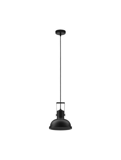 Nova Luce RUVI Pendelleuchte E27 Schwarz 120x22cm dimmbar 9624100