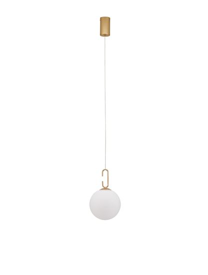 Nova Luce HOOK LED Pendelleuchte Gold 10,64W Warmweiss 120x18cm 9695224