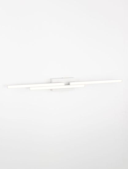 Nova Luce CHART LED Wandleuchte Weiß 31W Warmweiss 96,5x9x10cm 9695246