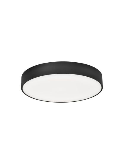 Nova Luce SOTTO LED Deckenleuchte Schwarz 40W Steuerbare Lichtfarbe 11,5x46cm dimmbar 9756722