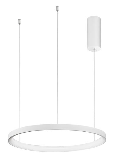 Nova Luce PERTINO LED Pendelleuchte Weiß 38W Warmweiss 150x48cm dimmbar 9853681