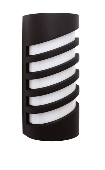 Nova Luce LUPO LED Wandleuchte Schwarz 10W IP65 Warmweiss 11x8,5x25cm 9926617