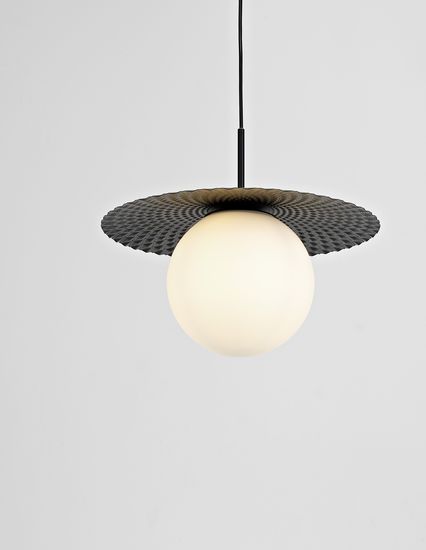 Nova Luce OBBIT Pendelleuchte E27 Schwarz 120x38cm dimmbar 9988380