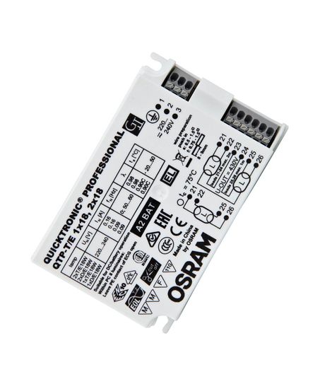 OSRAM QUICKTRONIC Vorschaltgerät PROFESSIONAL M 1x18,2x18 Made in Europe 4008321537065