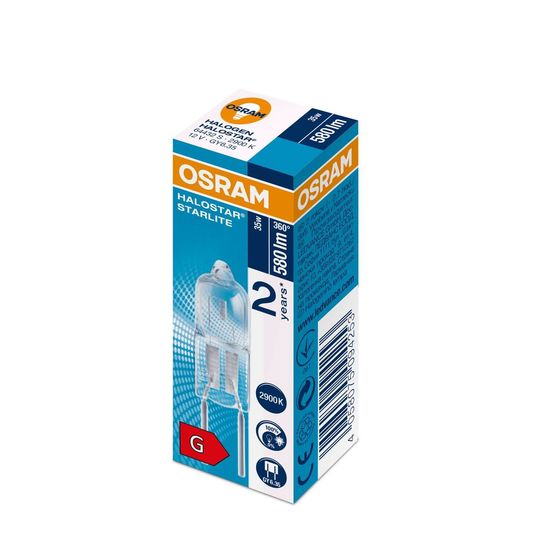 OSRAM HALOSTAR STARLITE Sternenhimmel 2000 35W 12V GY6.35 580lm 2900K warmweiss 100Ra Made in Germany 4058075094253