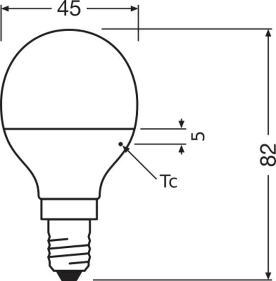 OSRAM LED VALUE CLASSIC 40 4.9WE14 Lampe 470lm 6500K tageslichtweiss wie 40W 4058075476233