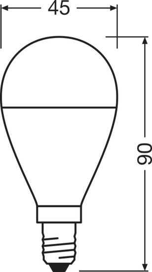 OSRAM LED VALUE CLASSIC 60 7.5WE14 Lampe 806lm 6500K tageslichtweiss wie 60W 4058075476325